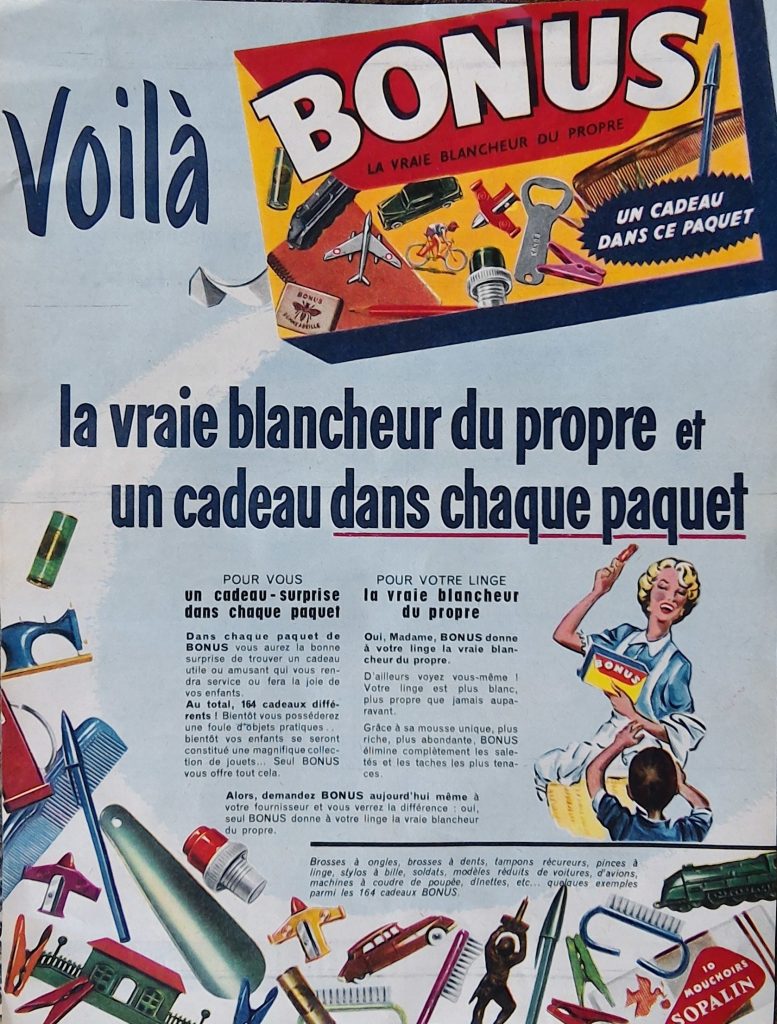 Publicité pour la lessive Bonus (Collection particulière)